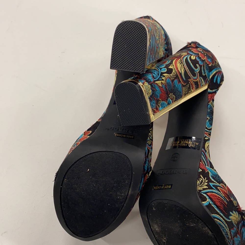 NWOT Bamboo ankle Strap Platform Shoes Size 10 - Picture 6 of 8